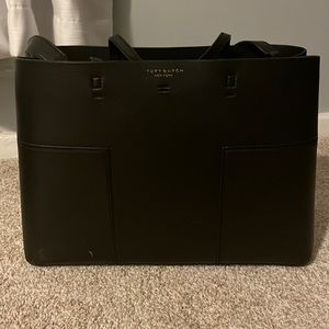 Like New Black Tory Burch Leather Bag
